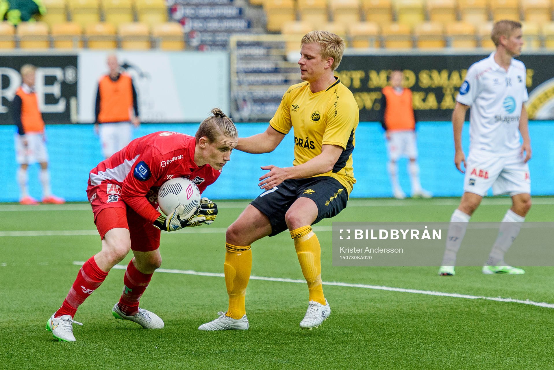 Odds målvakt Sondre Rossbach och Elfsborgs Per Frick