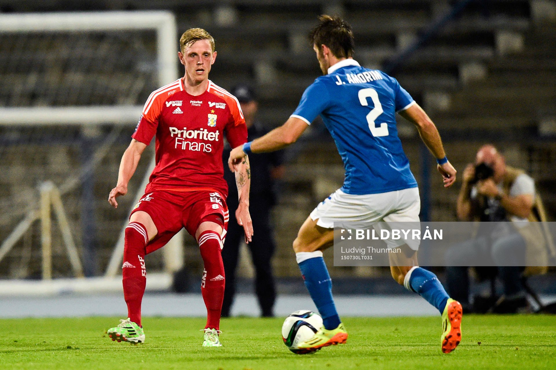 IFK Göteborgs Sören Rieks och Belenenses João Amorim