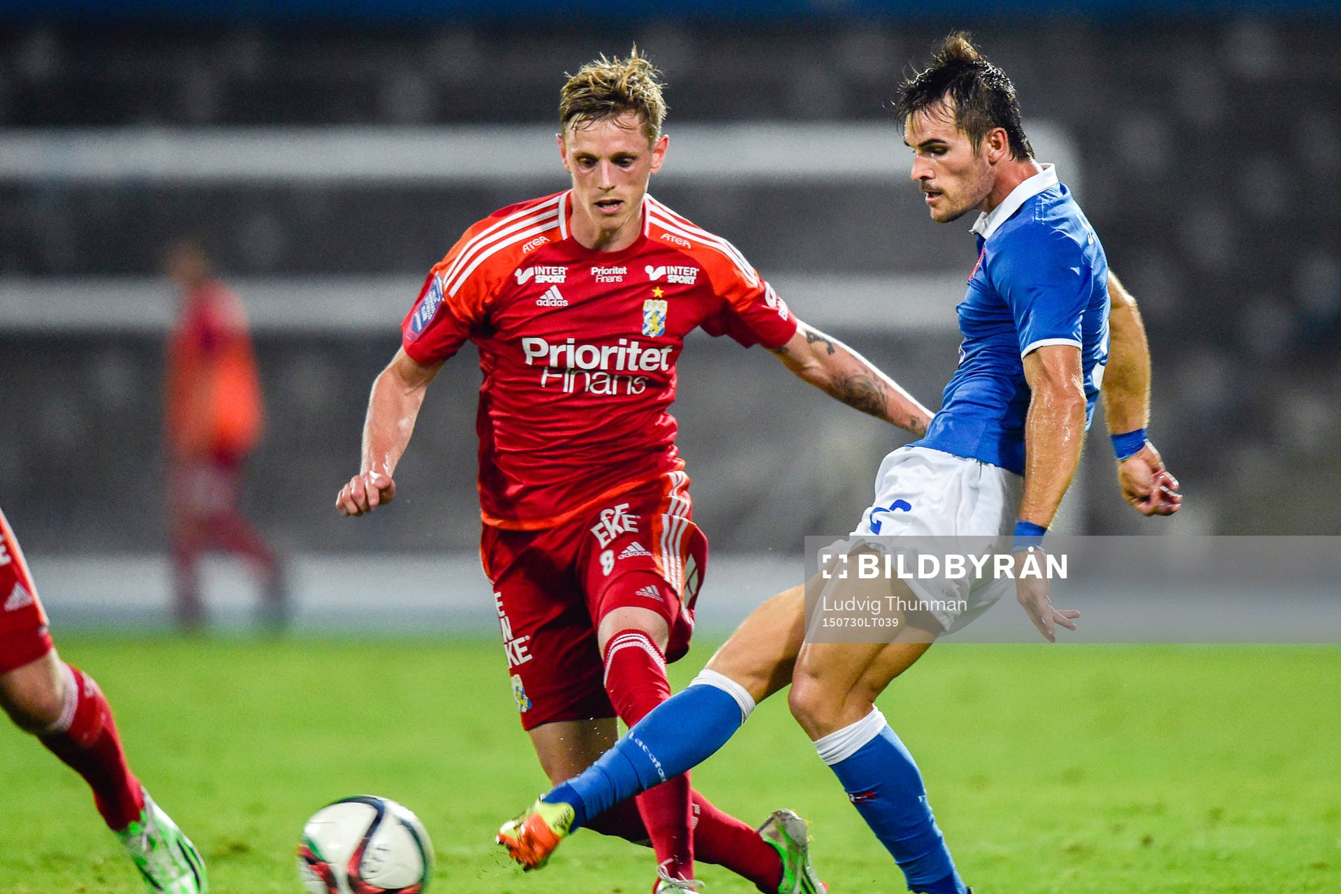IFK Göteborgs Jakob Ankersen och Belenenses João Amorim