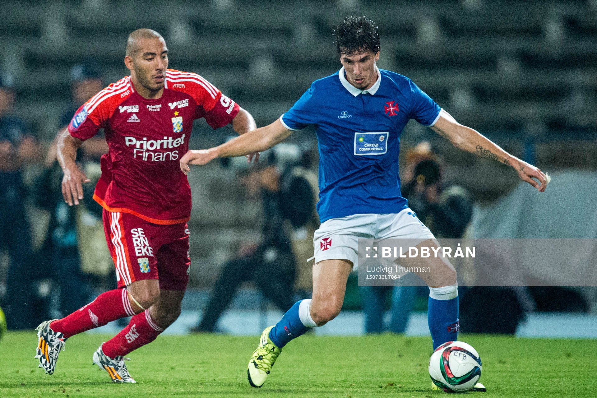 IFK Göteborgs Haitam Aleesami jagar Belenenses Fábio