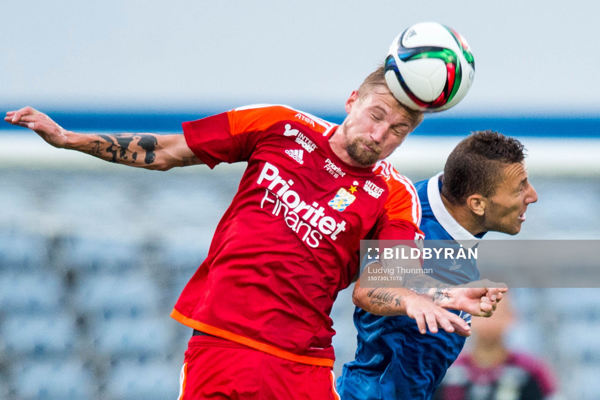 IFK Göteborgs Sebastian Eriksson och Belenenses André