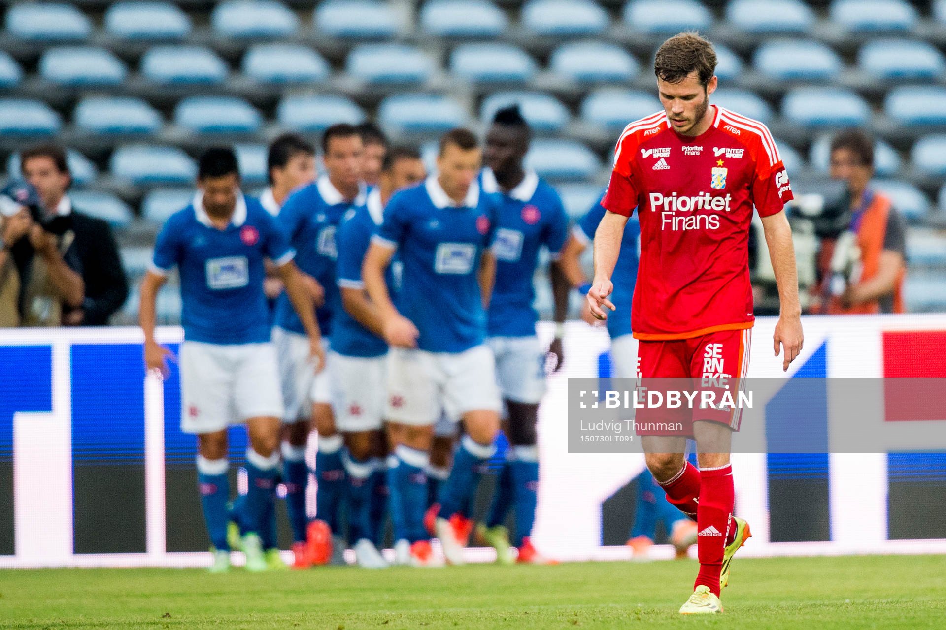 IFK Göteborgs Emil Salomonsson deppar när Belenenses