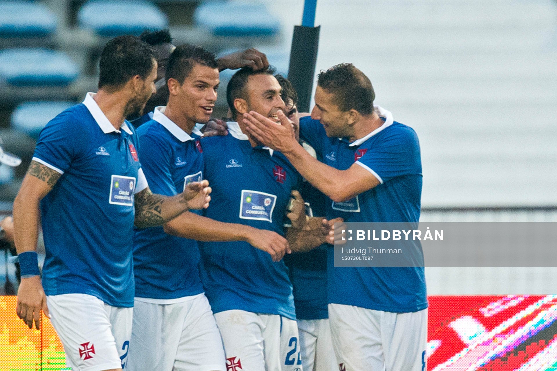 Belenenses firar Carlos Martins som gjort 2-0