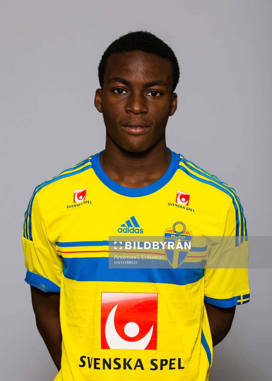 Kevin Jarrett-Marston i P15/00-landslaget poserar för ett porträtt den 31 juli 2015 i Stockholm. 
