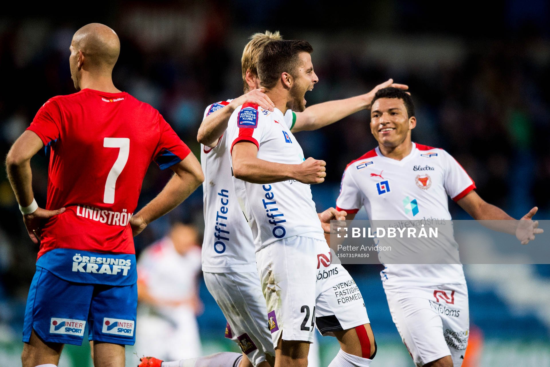 Helsingborgs Mattias Lindström deppar när Kalmars Filip