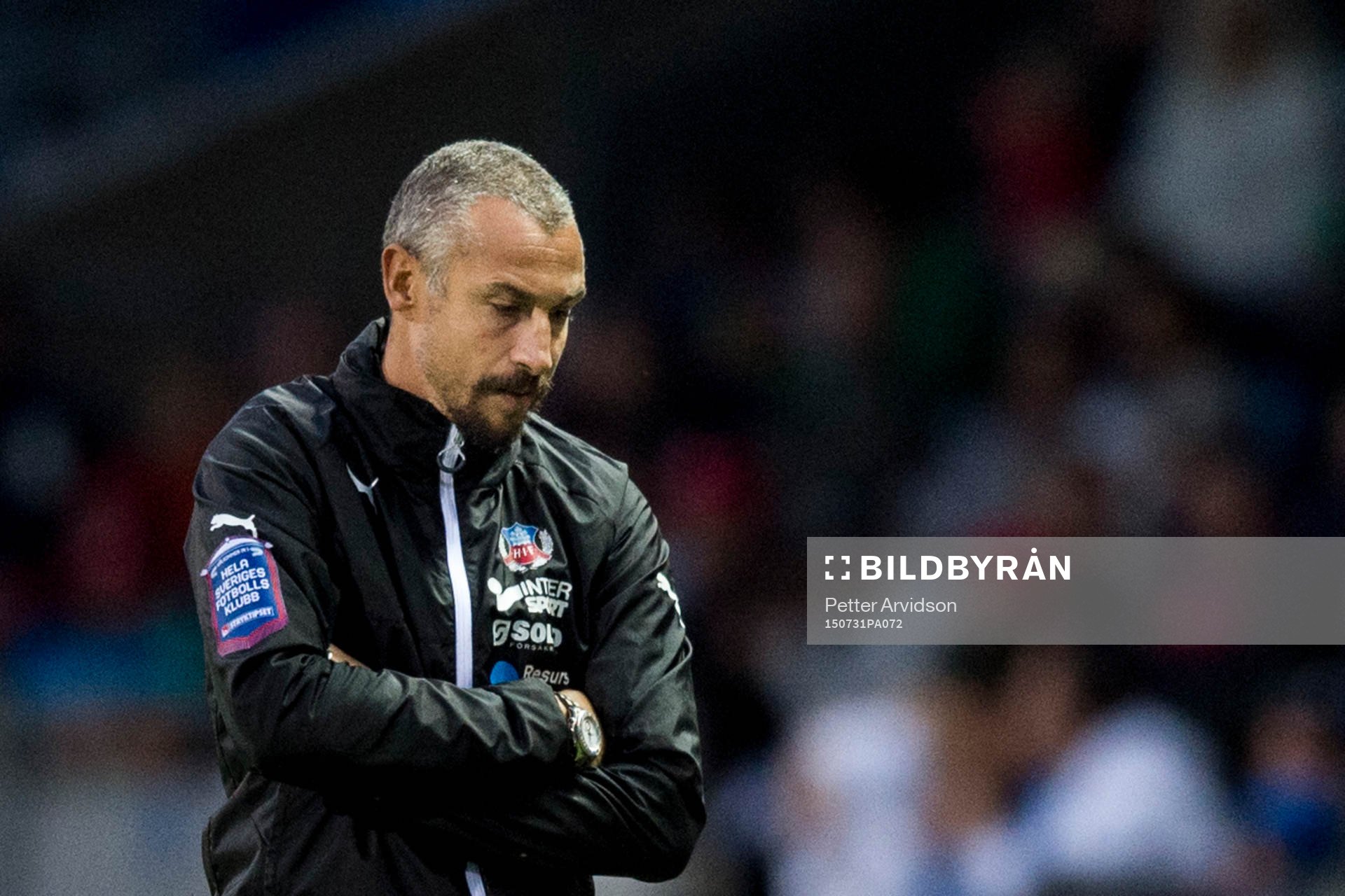 Helsingborgs manager Henrik Larsson deppar
