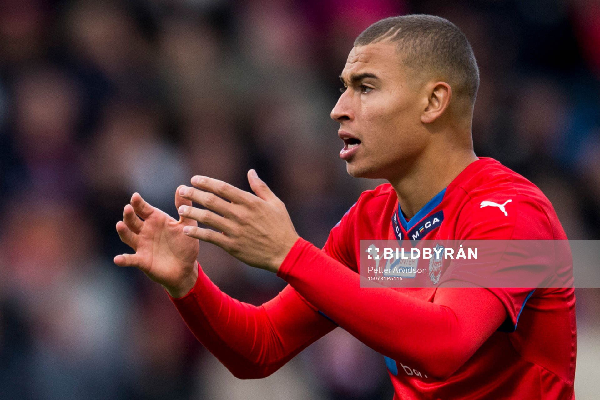 Helsingborgs Jordan Larsson deppar