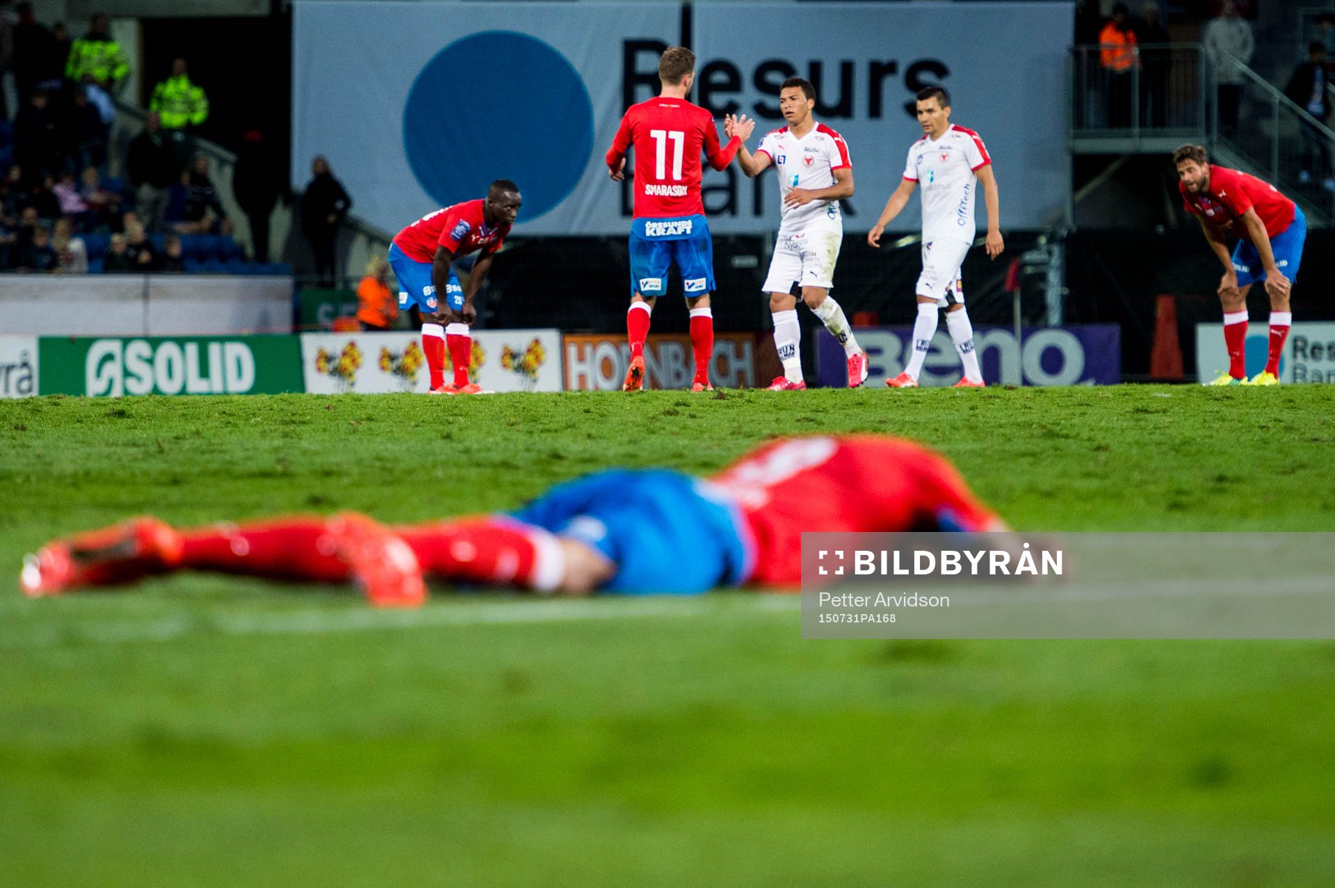 Helsingborgs Emmanuel Boateng, Victor Palsson och Mikael
