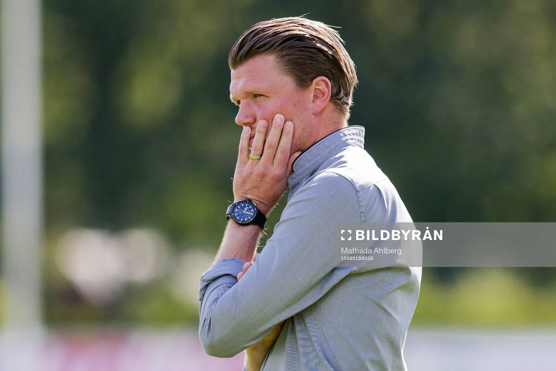 Ängelholms tränare Christian Järdler
