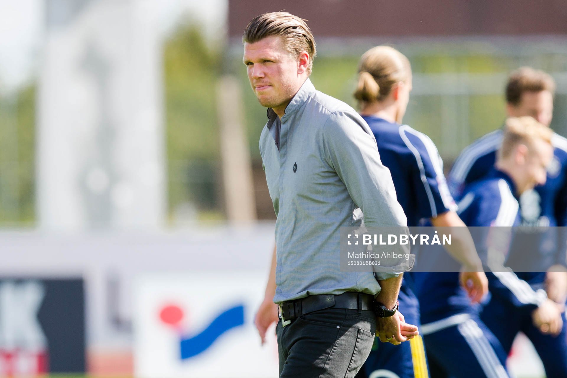 Ängelholms tränare Christian Järdler