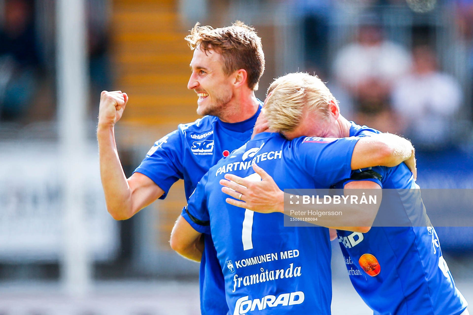 Åtvidabergs spelare firar