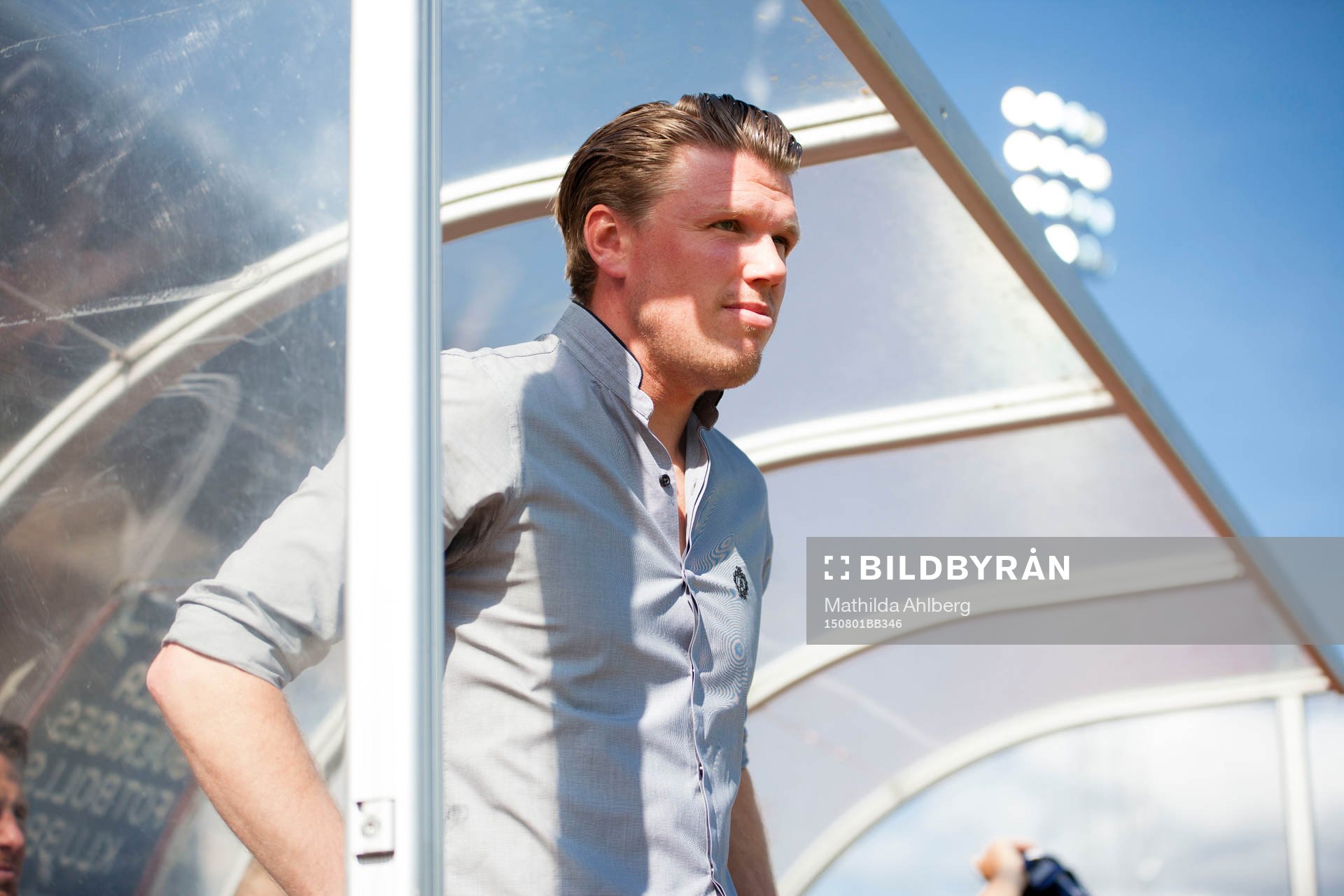 Ängelholms tränare Christian Järdler