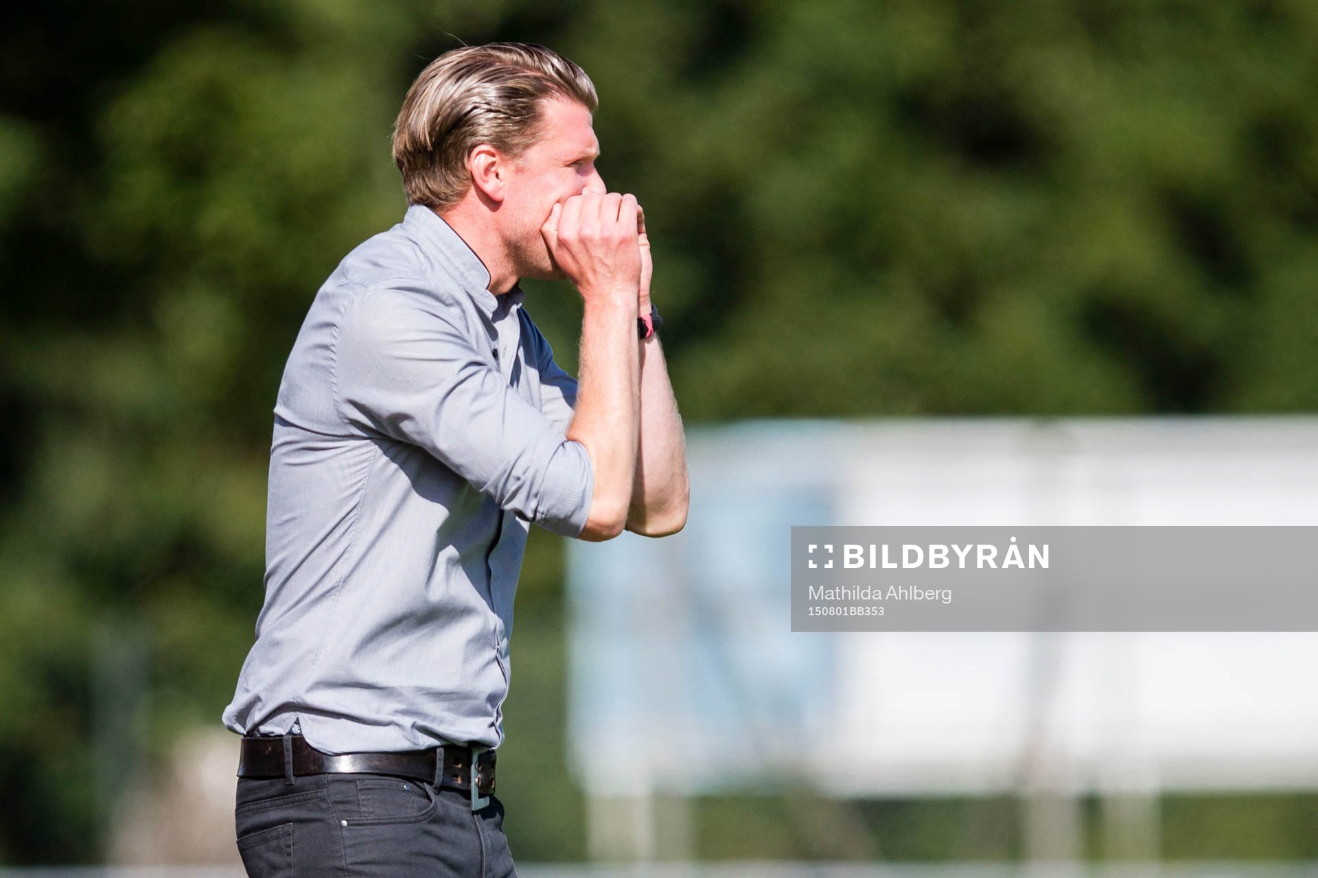 Ängelholms tränare Christian Järdler