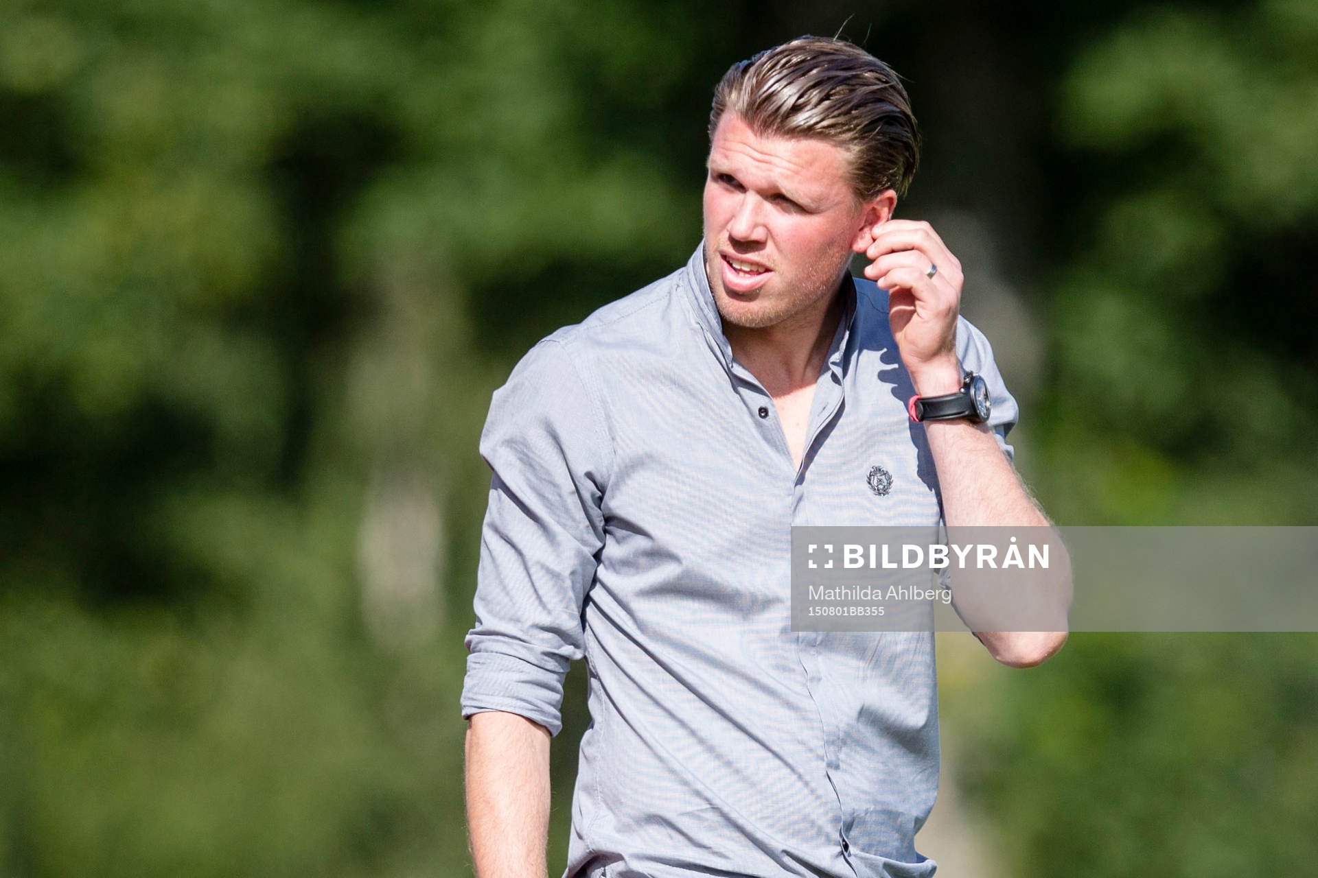 Ängelholms tränare Christian Järdler