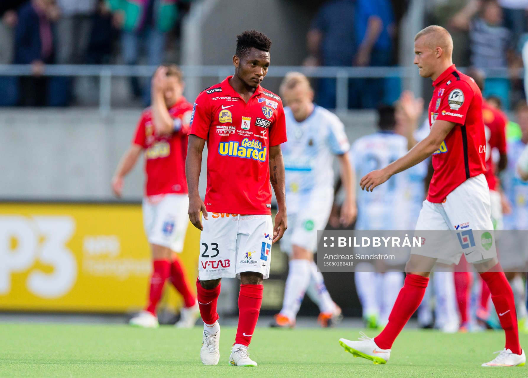 Falkenbergs Enock Kwakwa ser deppig ut