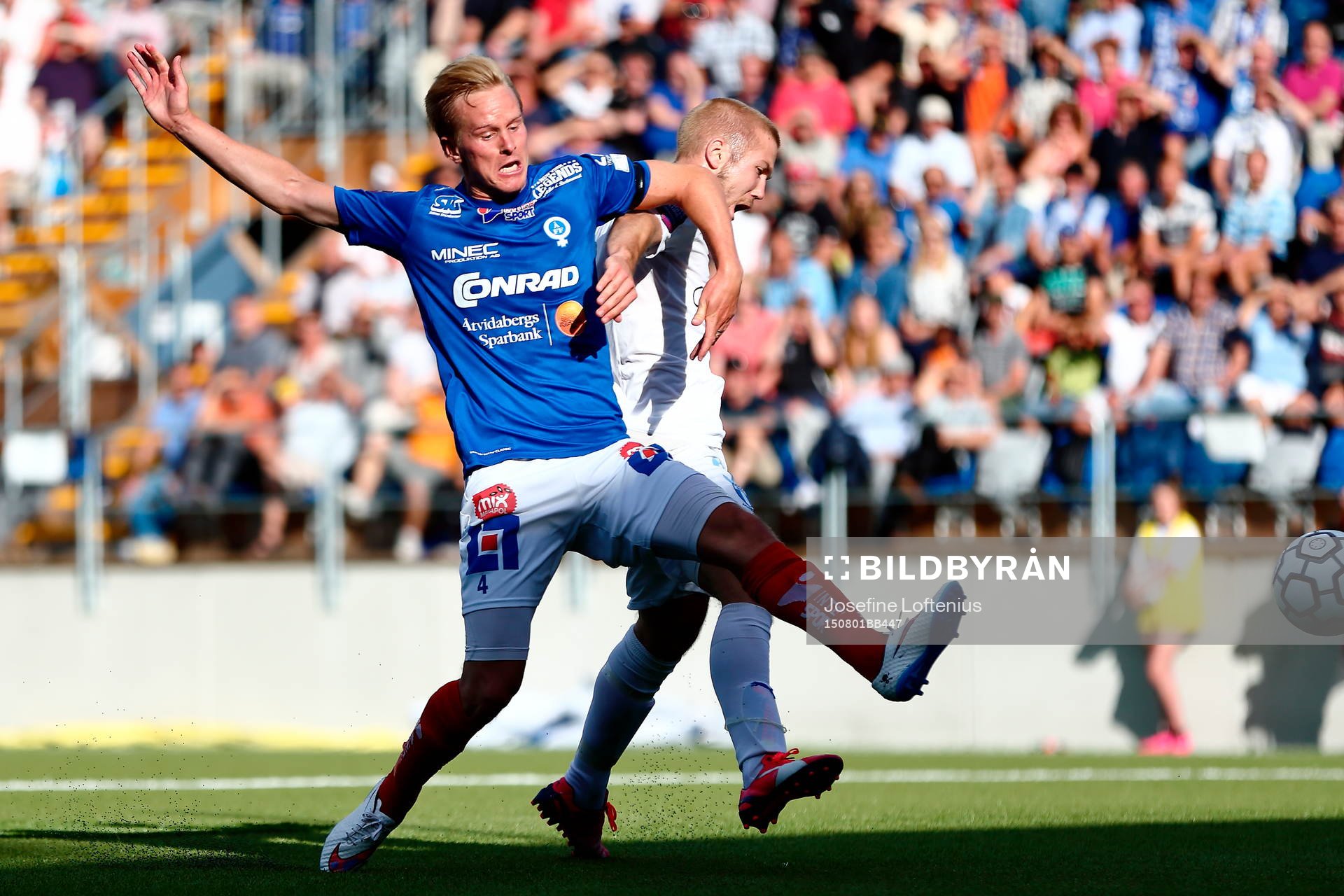 Åtvidabergs Andreas Dahlén och Malmö FFs Anton Tinnerholm