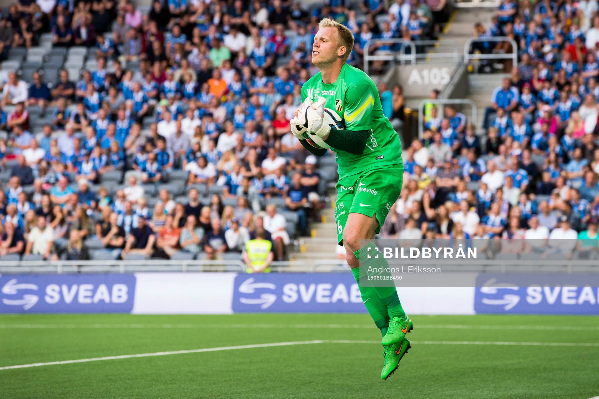Häckens målvakt Peter Abrahamsson