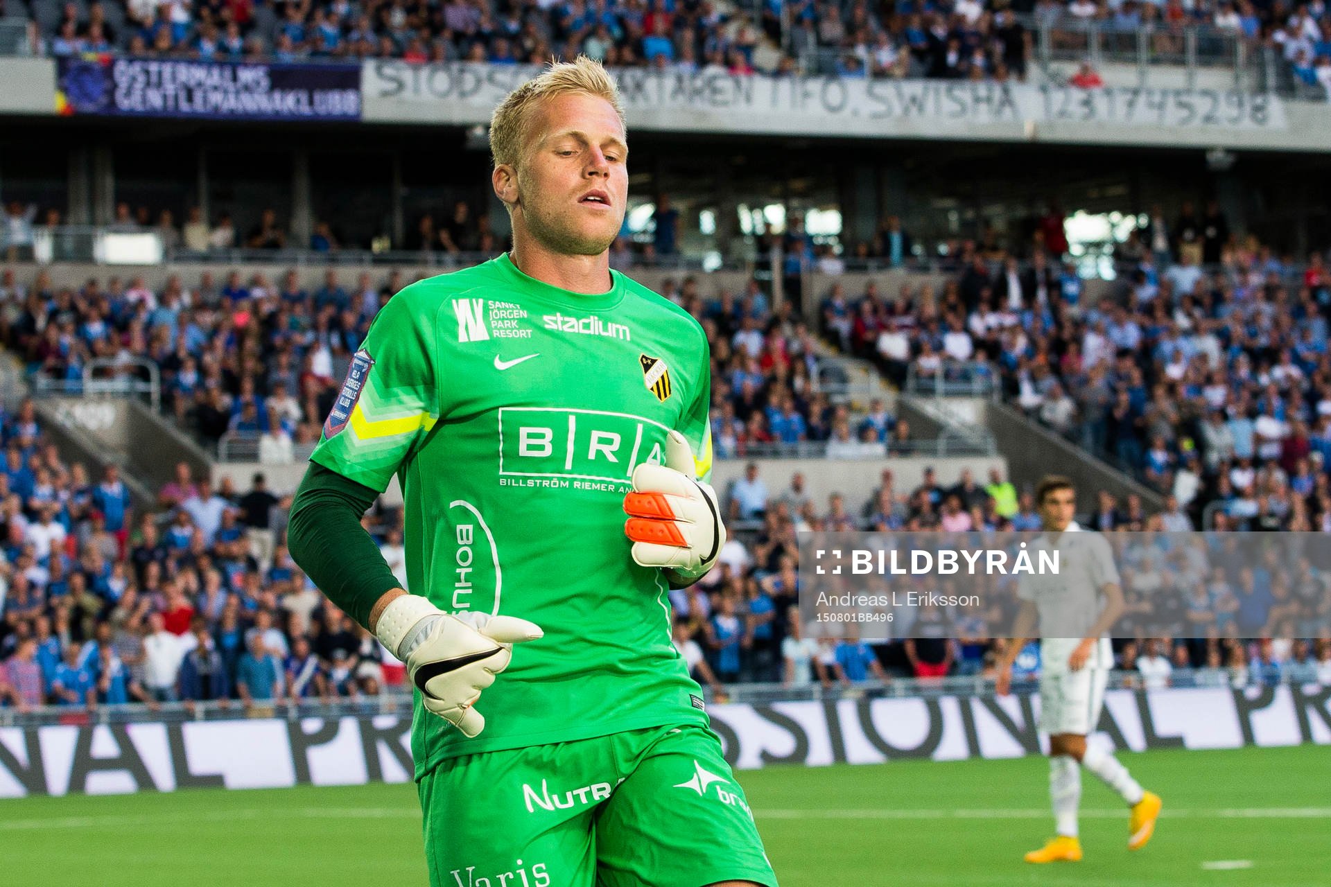 Häckens målvakt Peter Abrahamsson