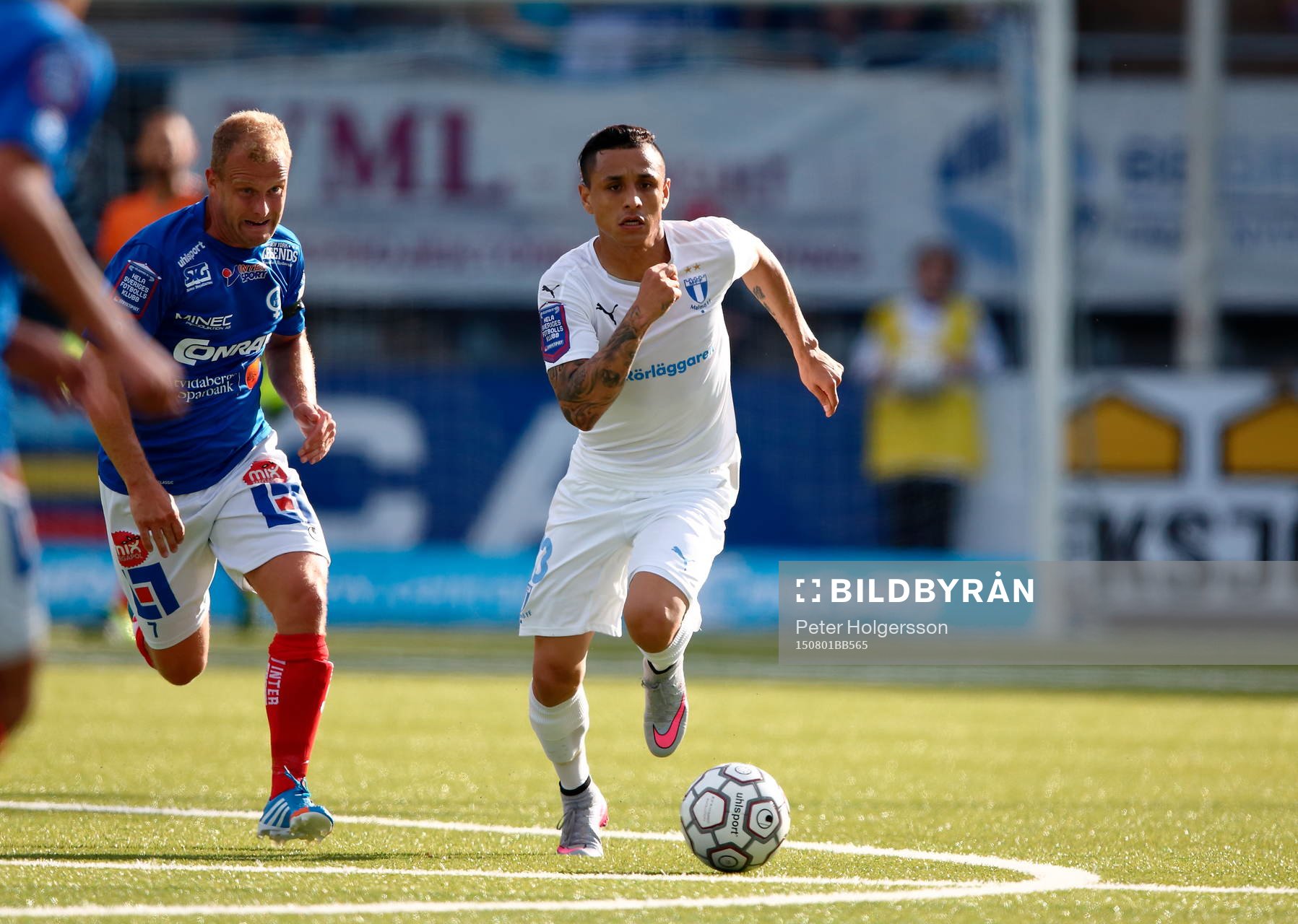 Åtvidabergs Kristian Bergström och Malmö FFs Victor