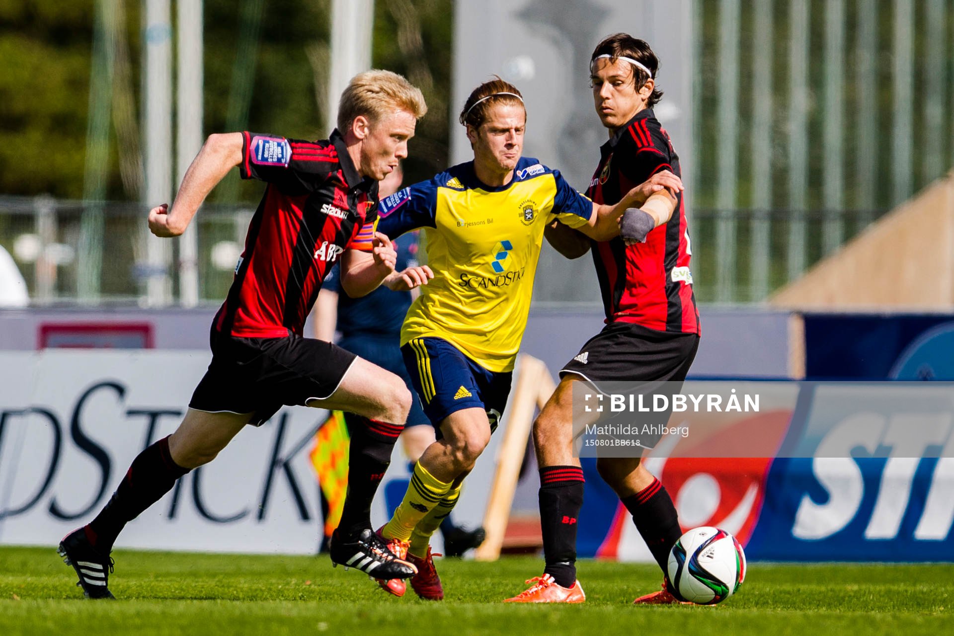 Brommapojkarnas Carl Starfelt och Stefano Vecchia Holmquist