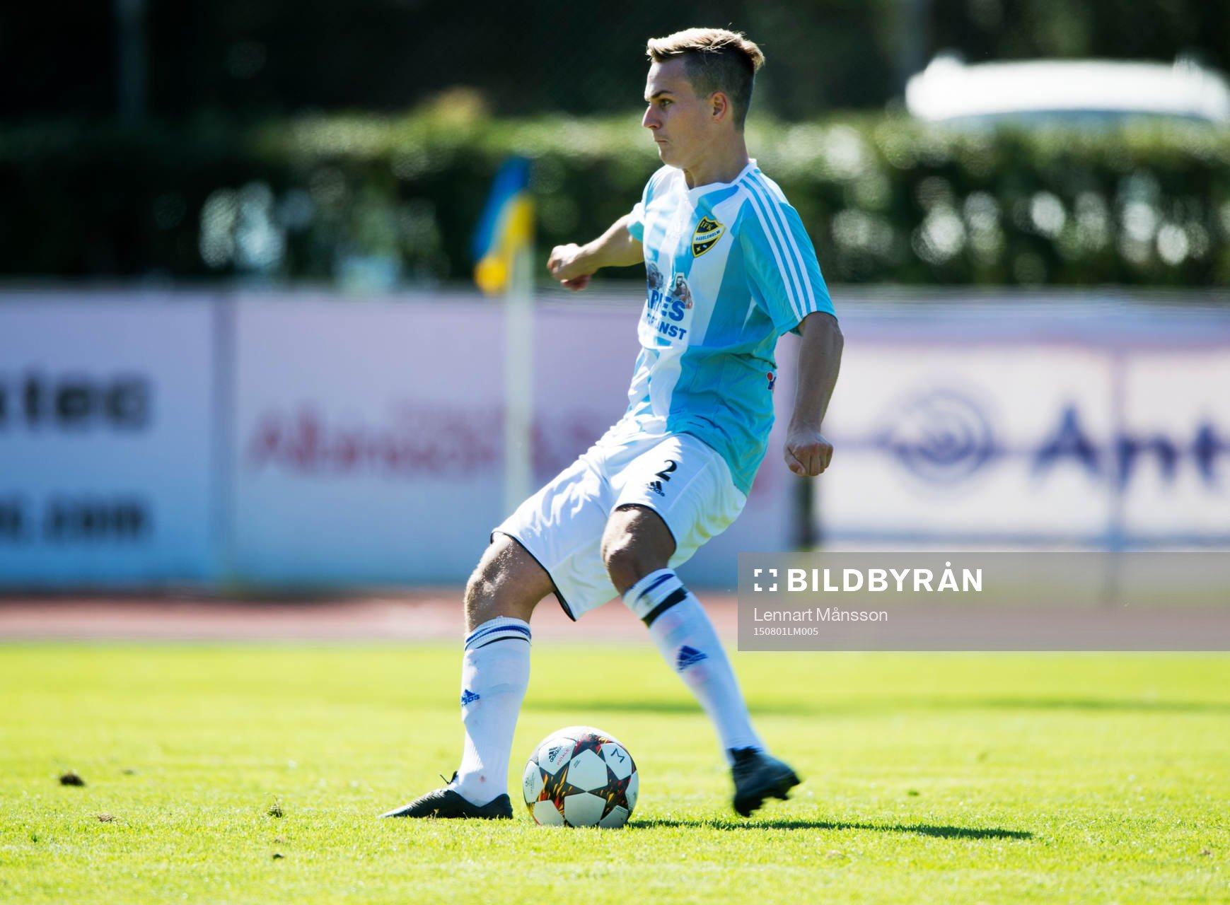  i matchen i division 2 mellan Karlskrona och IFK Hässleholm i Karlskrona 1 augusti 2015.