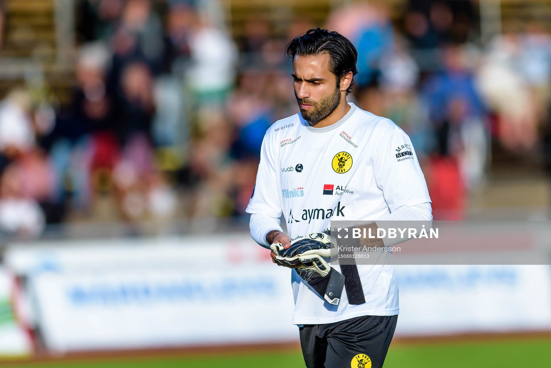 Frej Täbys målvakt Marko Atanackovic deppar
