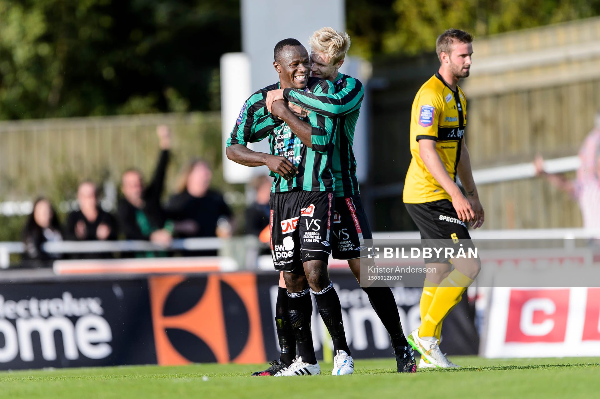 Varbergs Nsima Peter jublar
