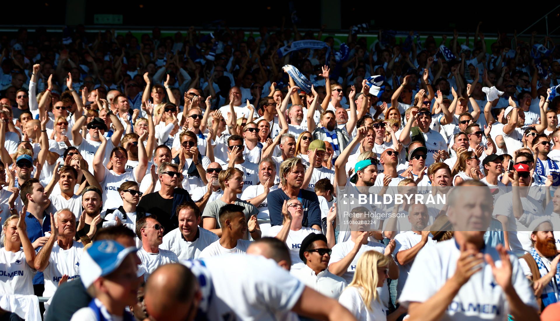 Norrköpings supporters jublar