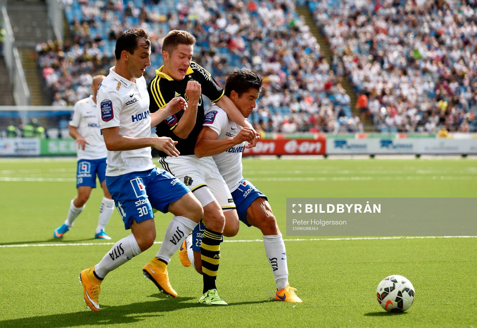 s Haukur Hauksson och Norrköpings David Boo Wiklander