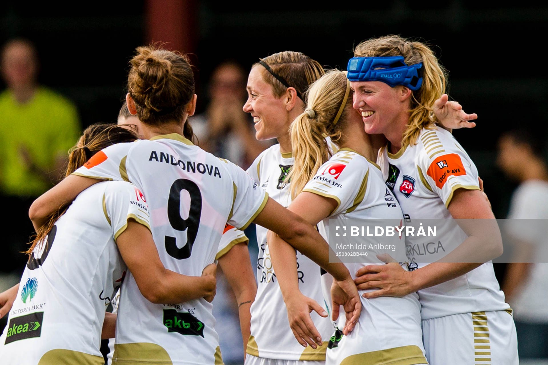 FC Rosengårds Kirsten van de Ven jublar