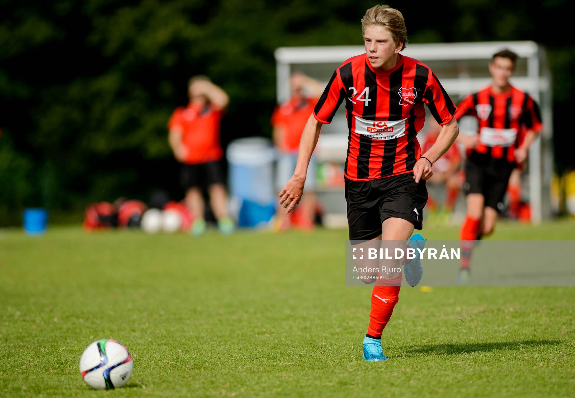 under finalen i fotbollsmatchen i Eskilscupen pojkar P16