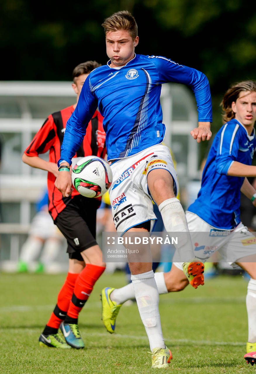 under finalen i fotbollsmatchen i Eskilscupen pojkar P16
