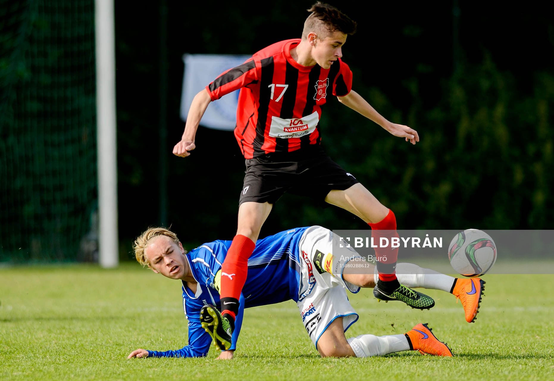 under finalen i fotbollsmatchen i Eskilscupen pojkar P16