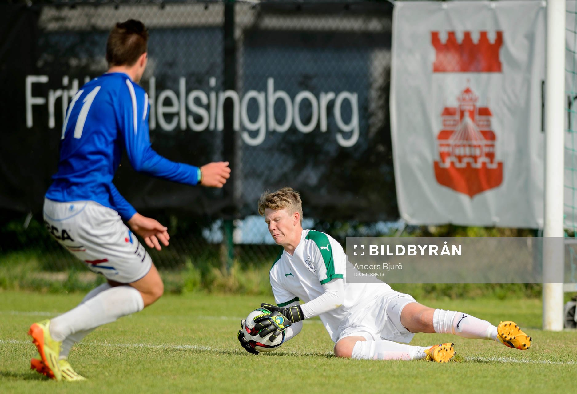 under finalen i fotbollsmatchen i Eskilscupen pojkar P16