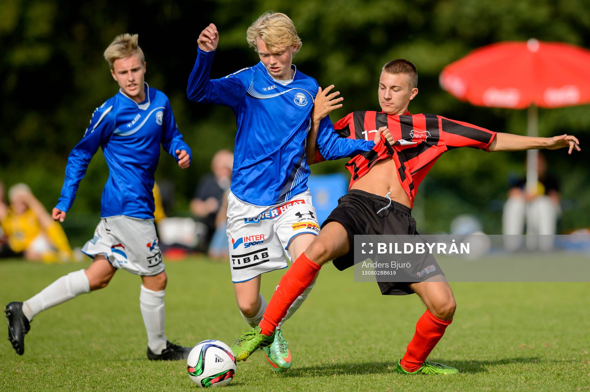 under finalen i fotbollsmatchen i Eskilscupen pojkar P16