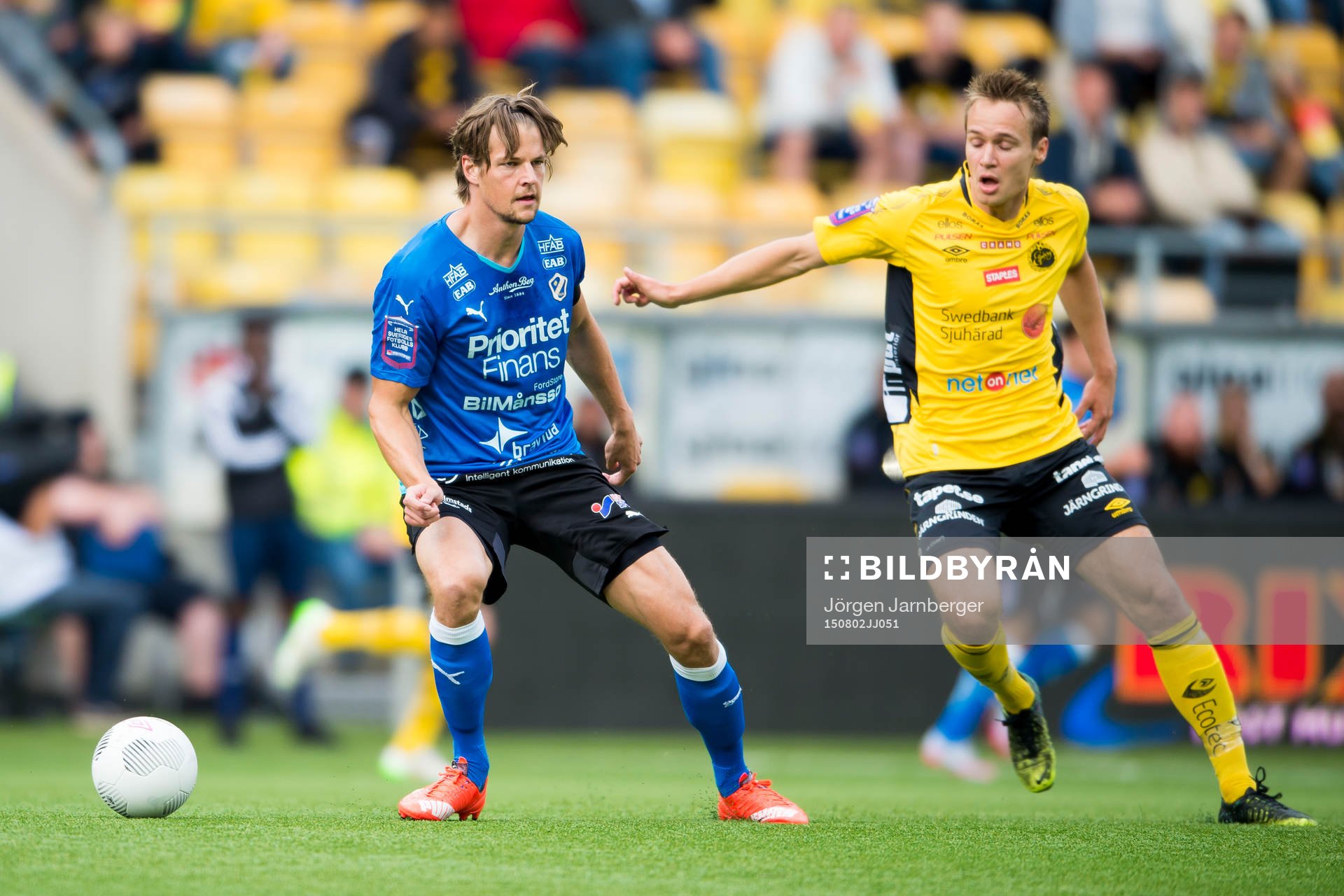 Halmstads Fredrik Liverstam och Elfsborgs Viktor Prodell