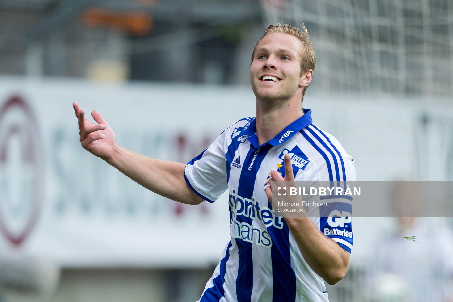 IFK Göteborgs Gustav Engvall jublar