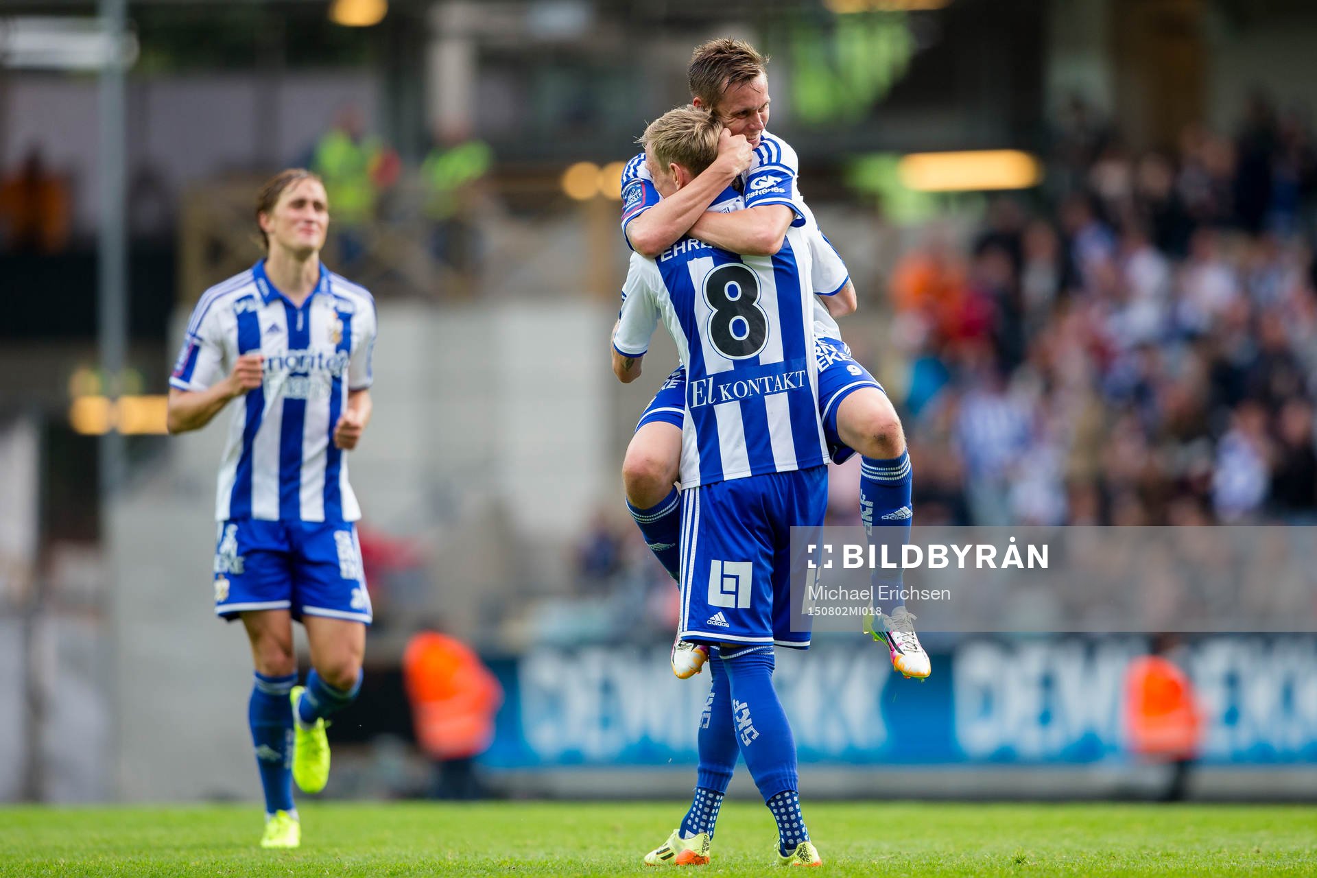 IFK Göteborgs Jakob Ankersen jublar ihop med Sören Rieks