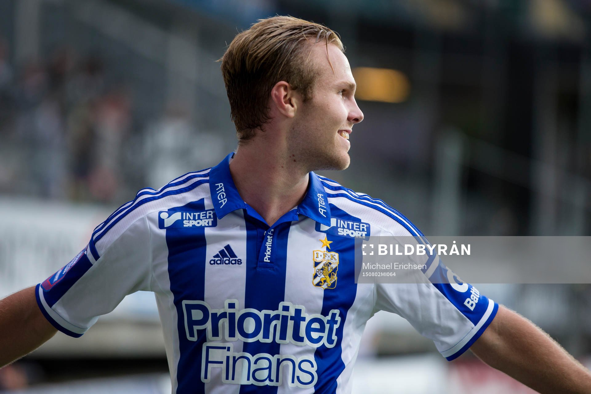 IFK Göteborgs Gustav Engvall jublar