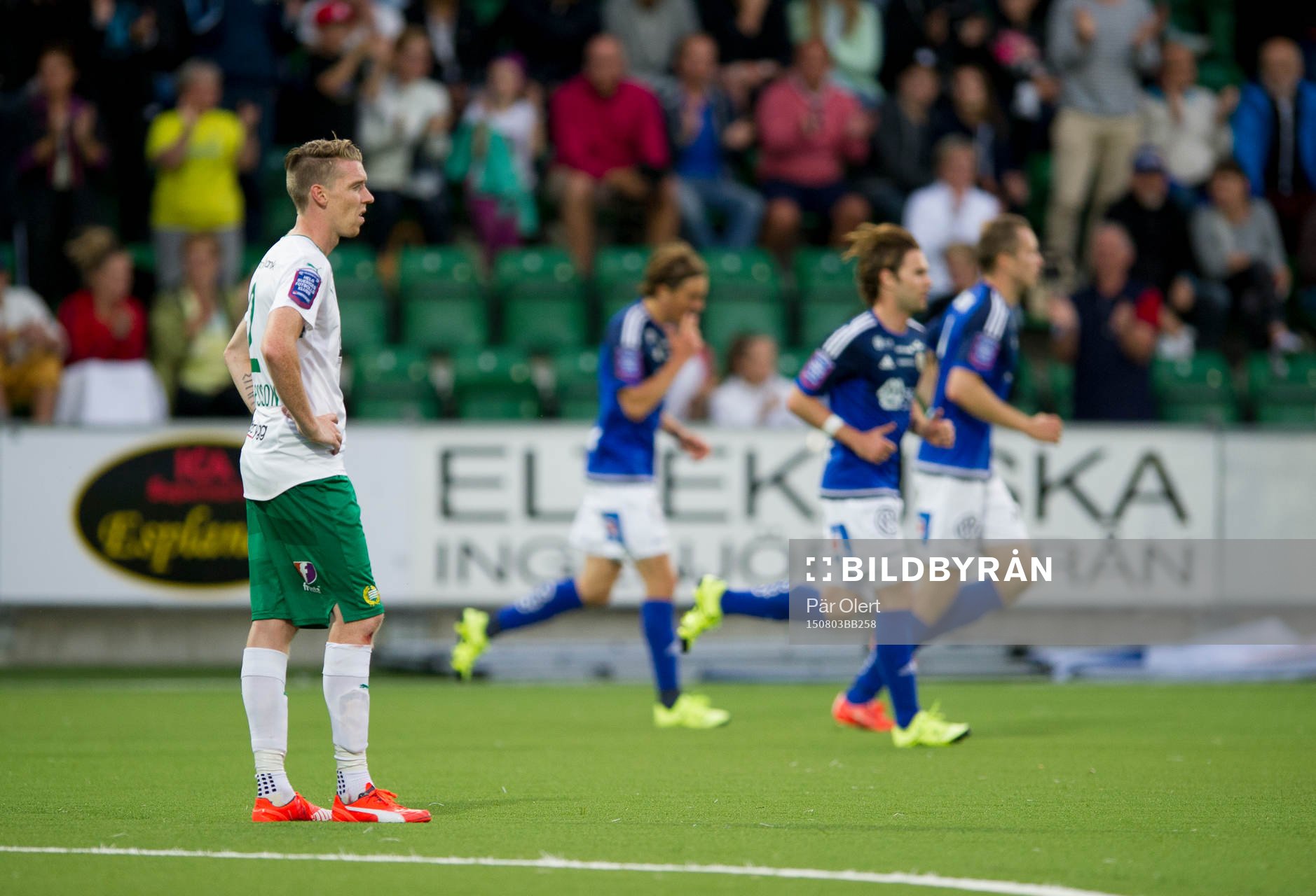 Hammarbys Birkir Már Saevarsson deppar