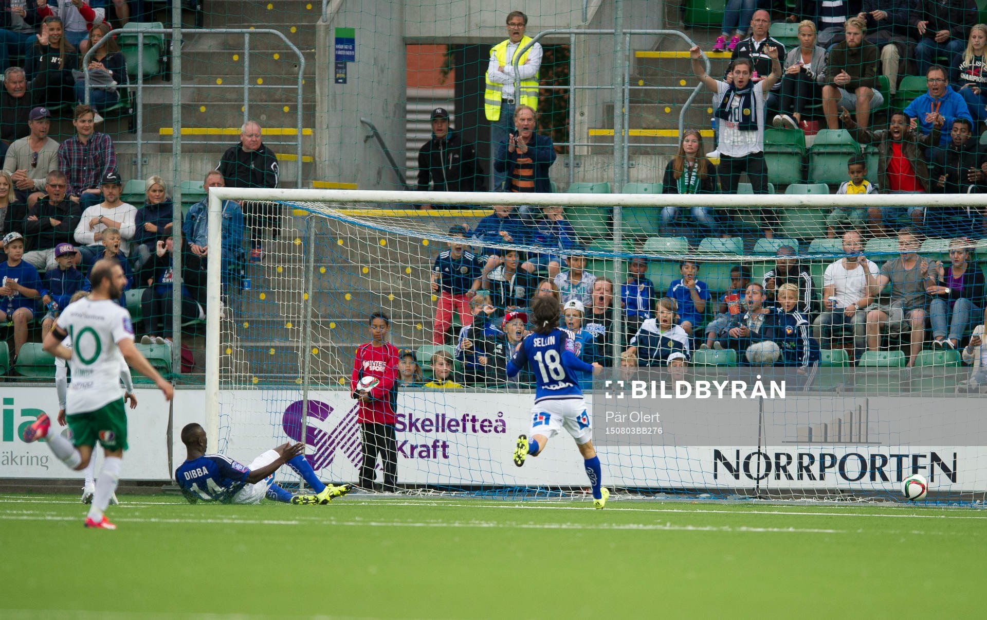 Sundsvalls Pa Amat Dibba gör 2-0 målet