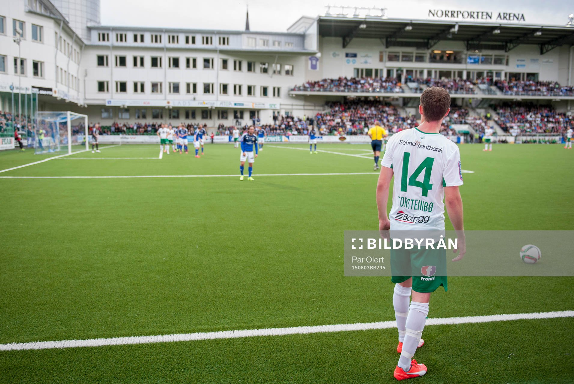 Hammarbys Fredrik Torsteinbö ska slå frispark