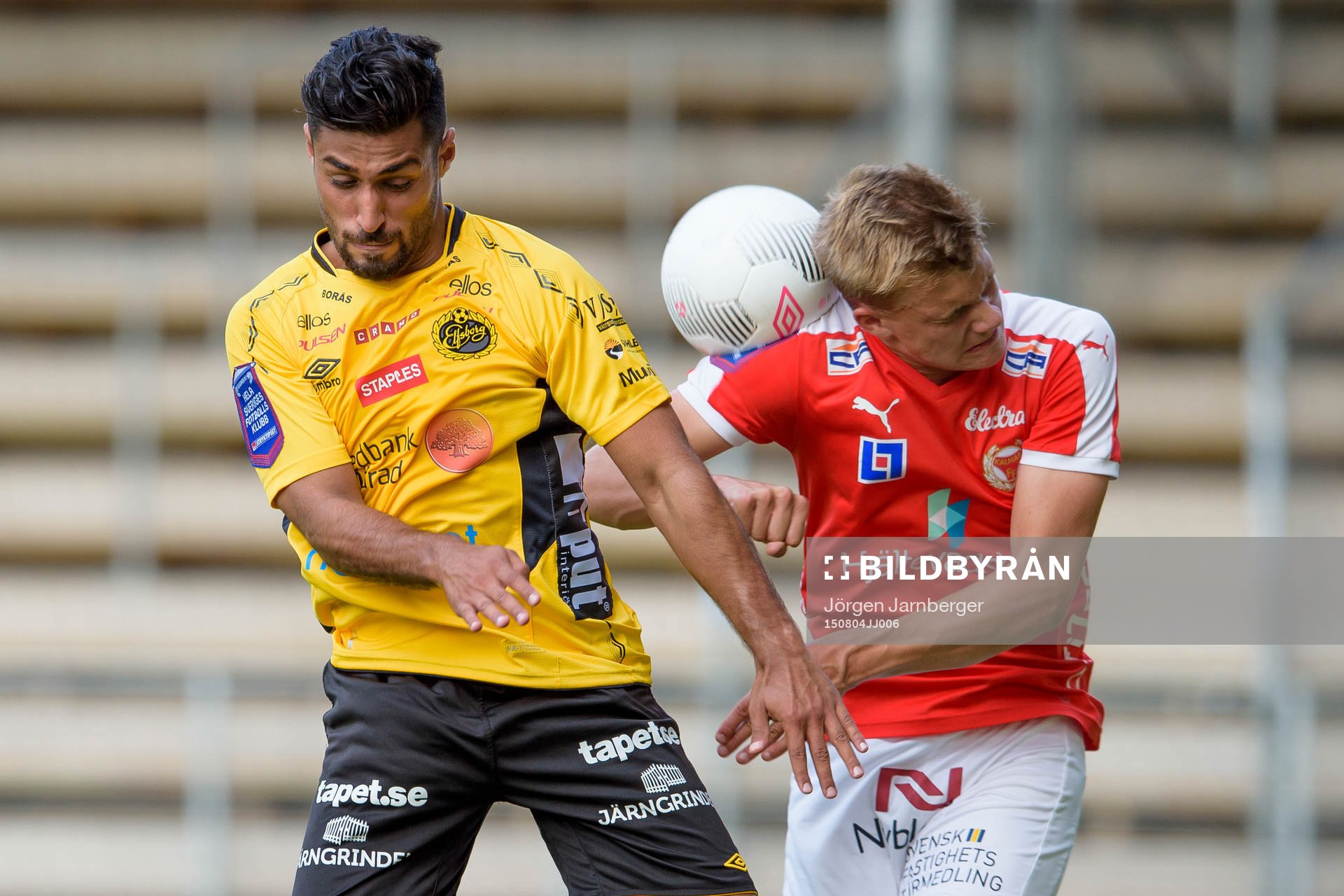 Elfsborgs Arjan Mostafa och Kalmars Svante Ingelsson