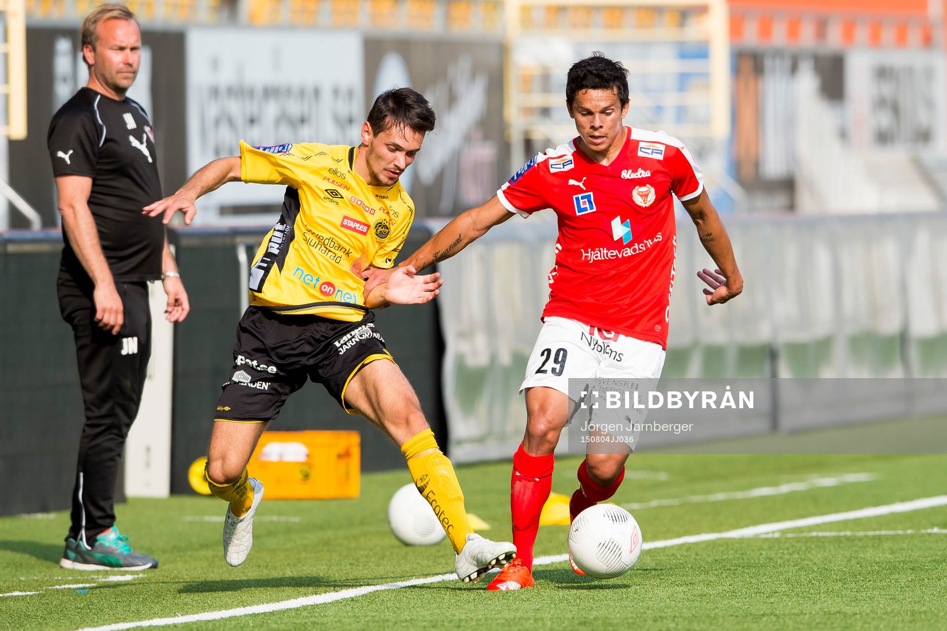 Kalmars Romario Pereira Sipiao och Elfsborgs Liridon Gashi