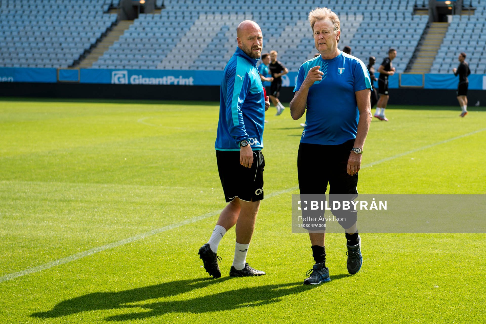 Malmö FFs assisterande tränare Olof Persson och tränare
