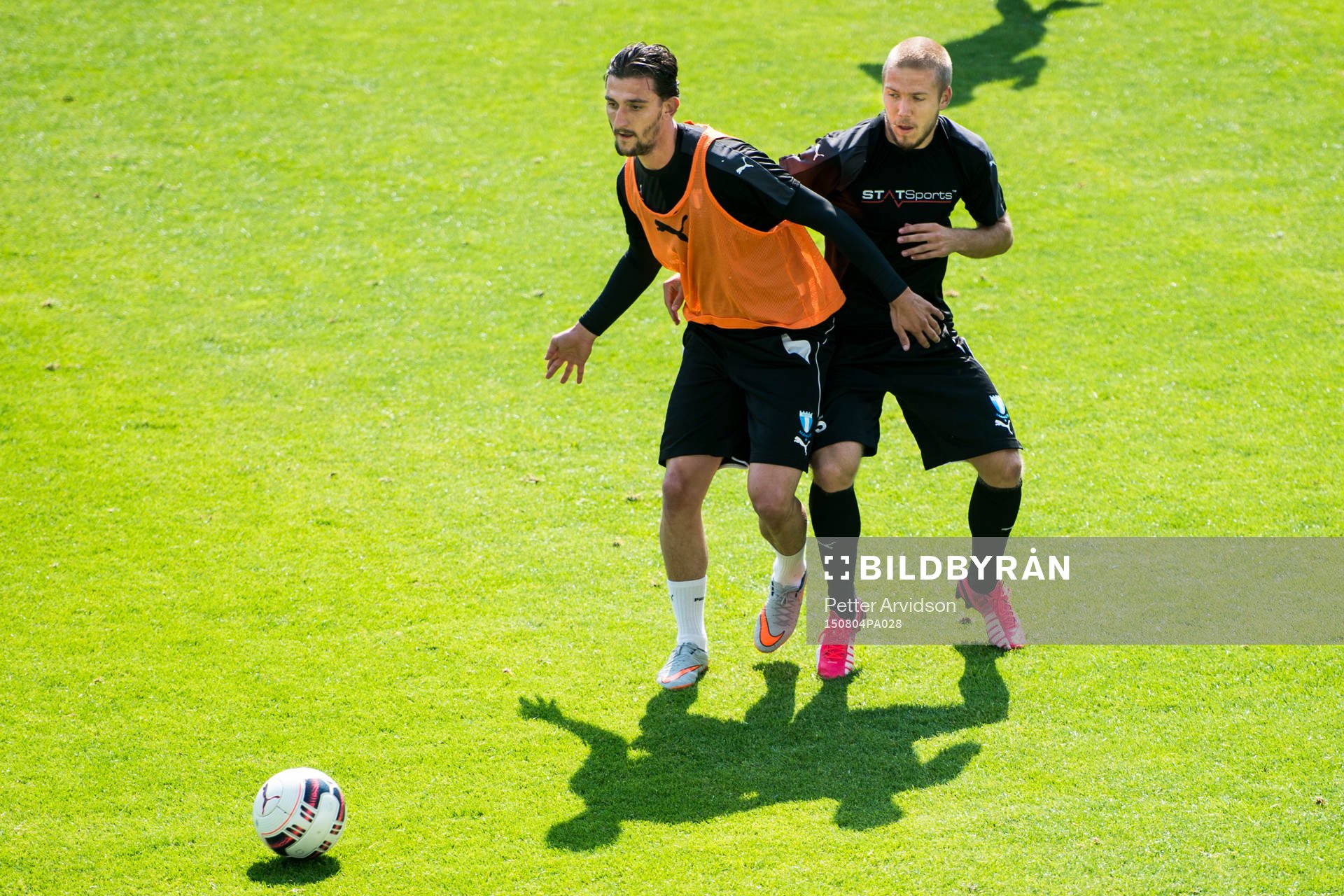 Malmö FFs Agon Mehmeti och Anton Tinnerholm