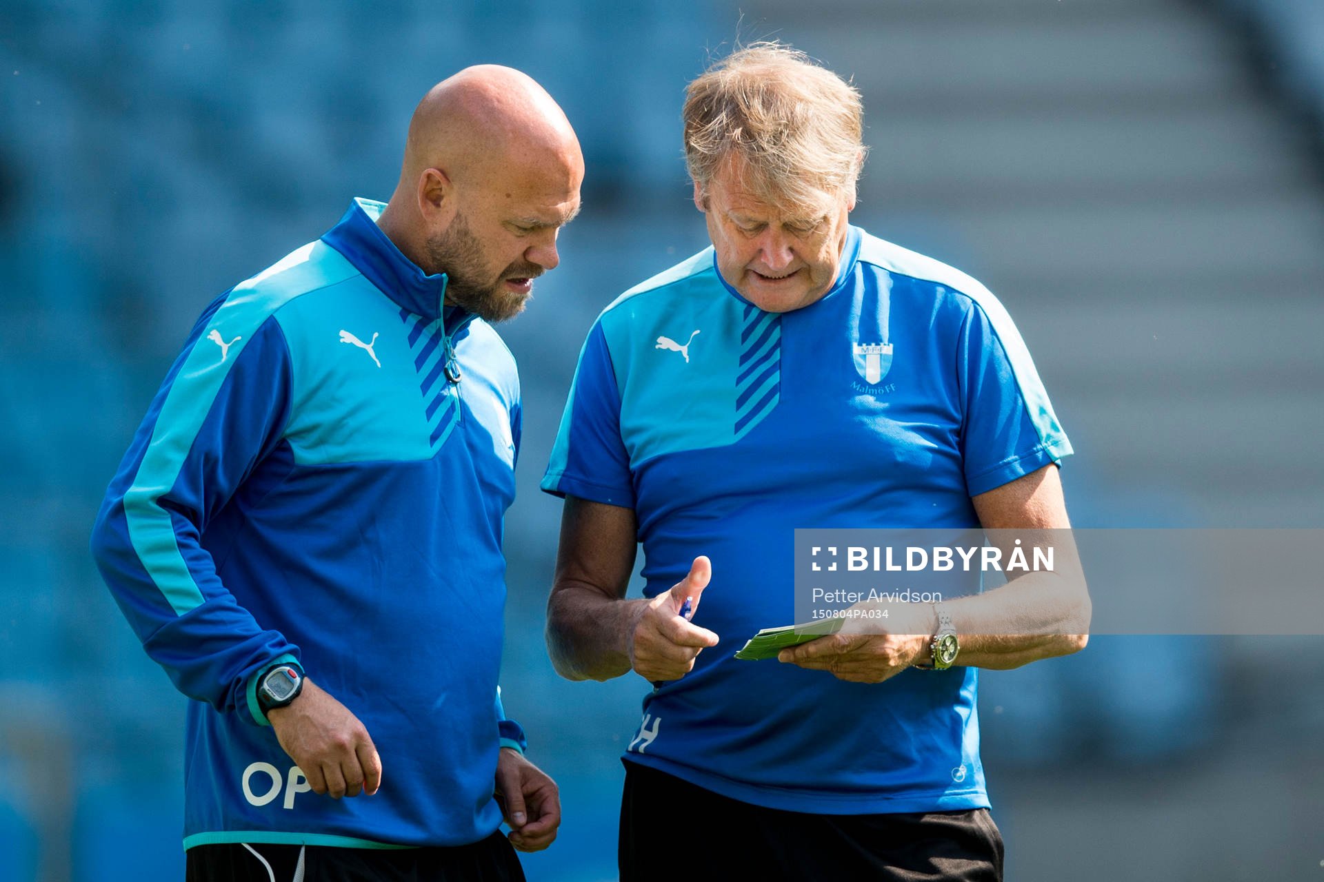 Malmö FFs assisterande tränare Olof Persson och tränare