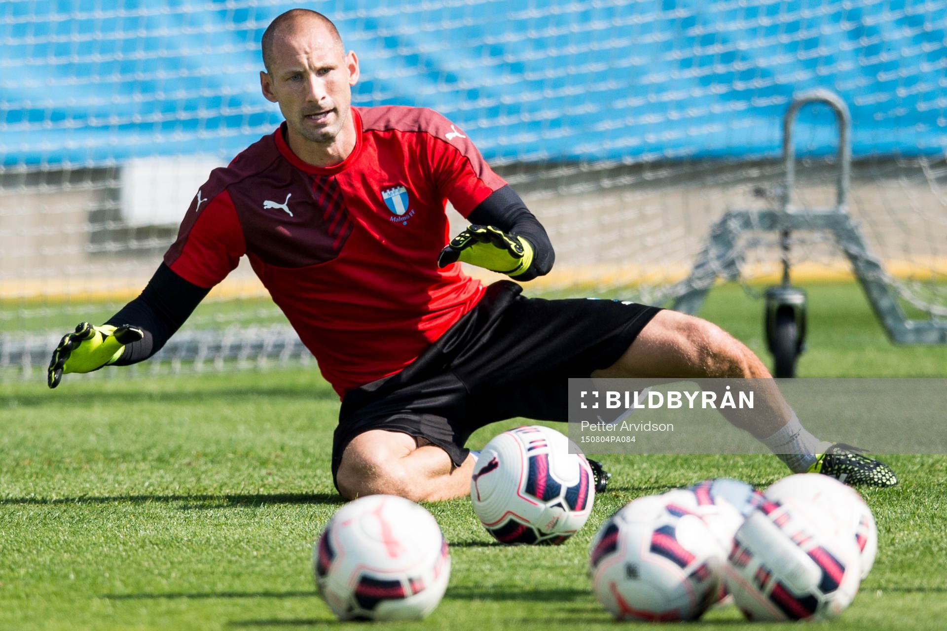 Malmö FFs målvakt Johan Wiland