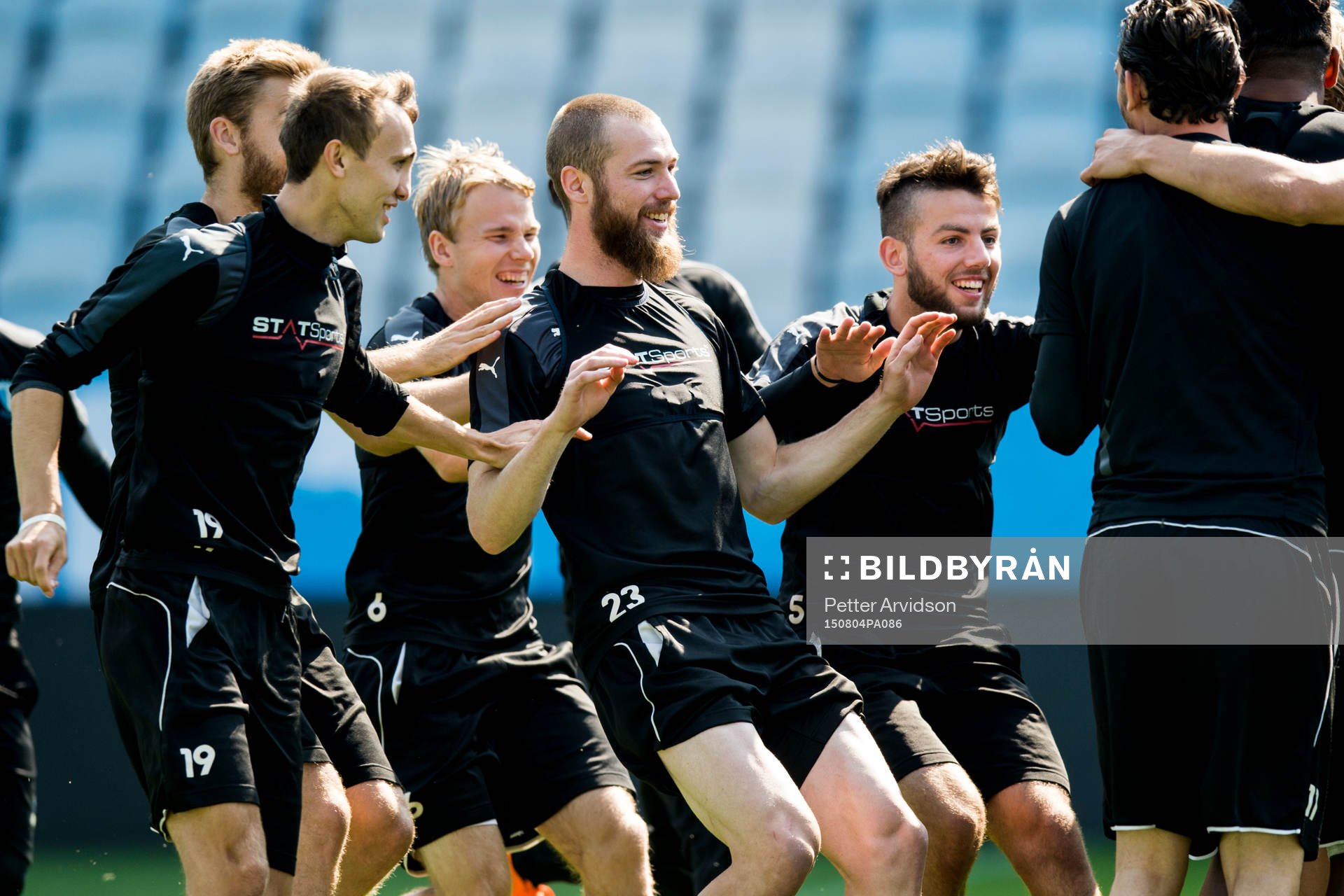 Malmö FFs Magnus Wolff Eikrem, Oscar Lewicki, Jo Inge