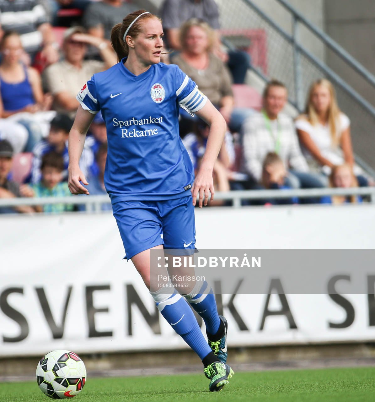 Eskilstuna Uniteds kapten Vaila Barsley